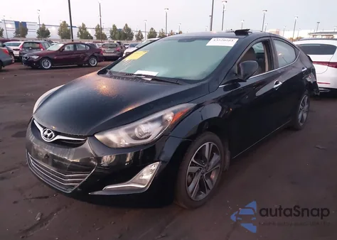 2015 Hyundai Elantra Limited from USA, damaged, VIN KMHDH4AE1FU261484